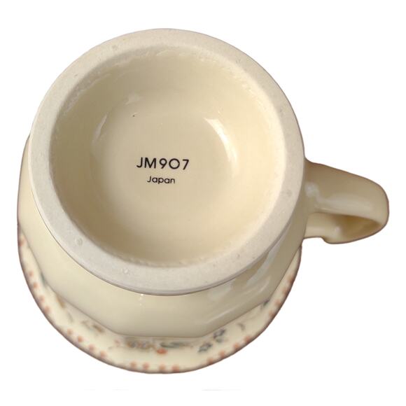 Set 4 Vtg Studio Nova Japan ARISTOCRAT Cups & Saucers Country English Stoneware - Picture 6 of 6